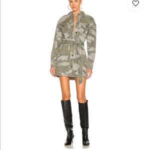 Super cute camo dress/ Jacket